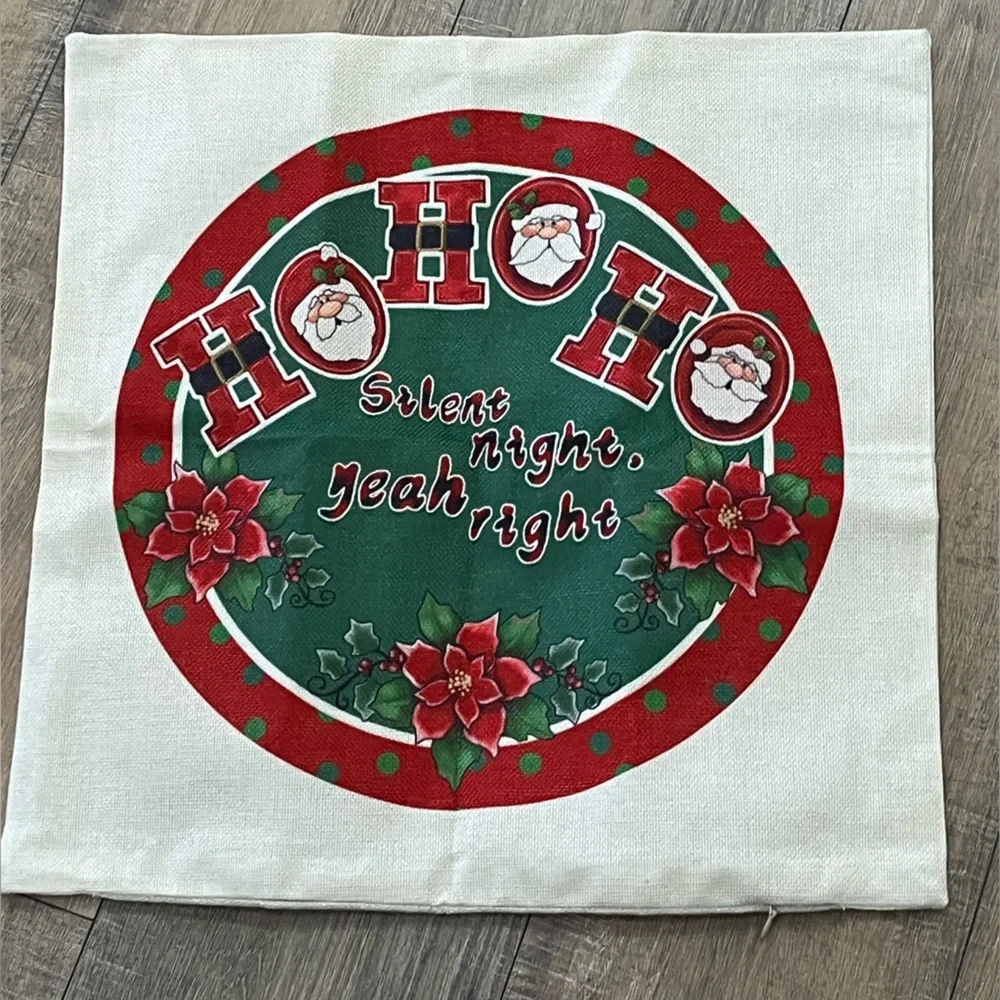 Clearance ~Festive Holiday Pillow Cover - Red and White 🎄🆕⭐️A 2 for $14 item ⭐️